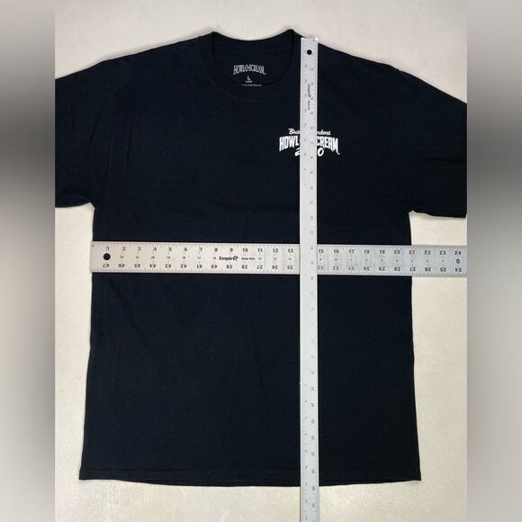 Busch Gardens Howl-O-Scream Graphic T-shirt Men Large Black Short Sleeve - Picture 6 of 6